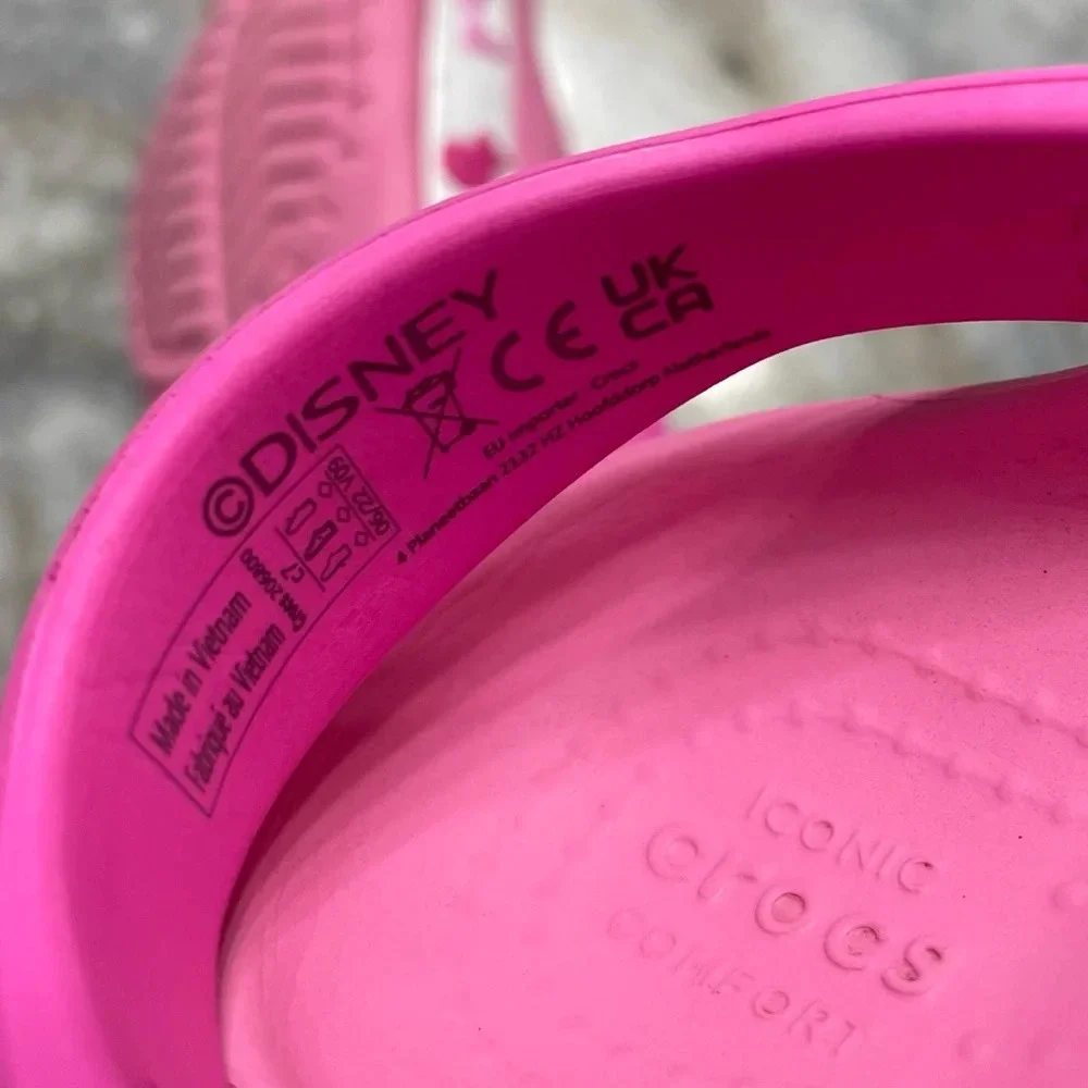 Disney x Classic Clog Kids 'Fun Lab Mickey Lights - Pink Lemonade' size 7
